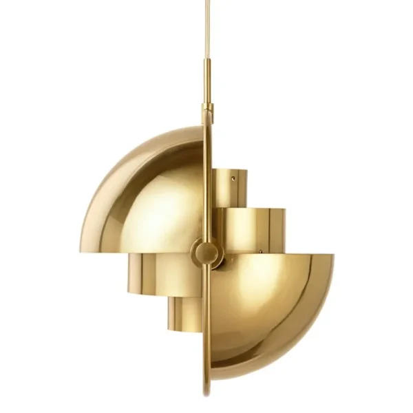 Petite Friture Deckenleuchten-GUBI Multi-Lite Pendelleuchte, klein, Messing - glänzendes Messing