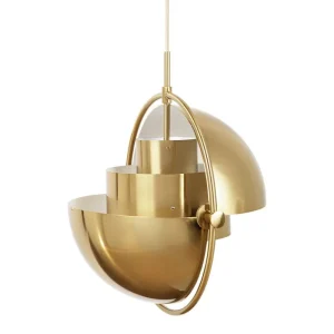 Petite Friture Deckenleuchten-GUBI Multi-Lite Pendelleuchte, klein, Messing - glänzendes Messing