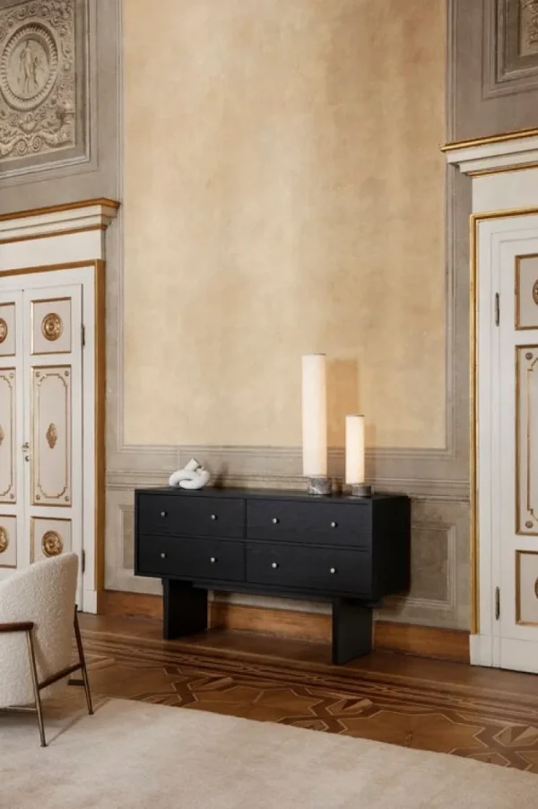 GUBI Aufbewahrungsmöbel-Private Sideboard, Eiche schwarz/braun gebeizt