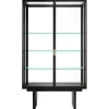 GUBI Aufbewahrungsmöbel-Private Vitrine, Eiche schwarz/braun gebeizt
