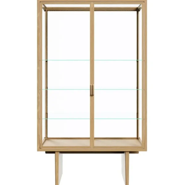 GUBI Aufbewahrungsmöbel-Private Vitrine, Eiche hell gebeizt