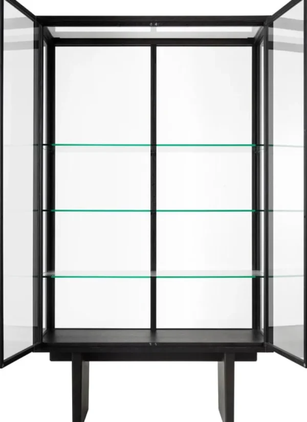 GUBI Aufbewahrungsmöbel-Private Vitrine, Eiche schwarz/braun gebeizt