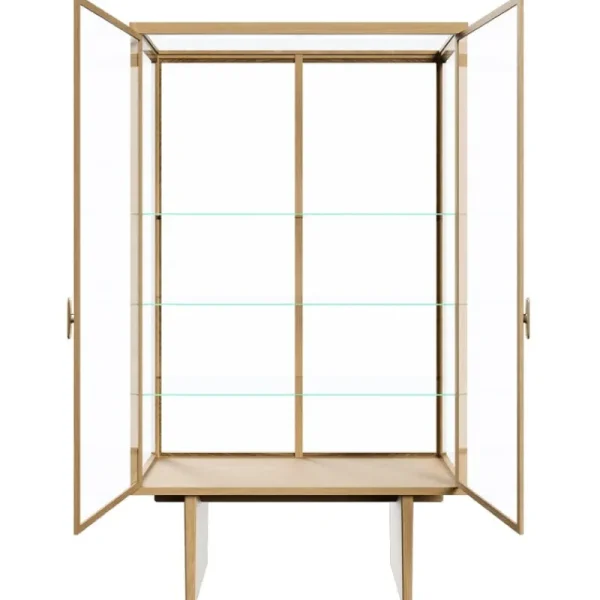 GUBI Aufbewahrungsmöbel-Private Vitrine, Eiche hell gebeizt