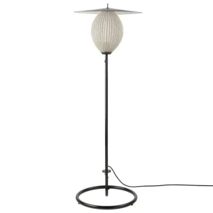 GUBI Außenbeleuchtung | Außenleuchten^Satellite Outdoor Stehleuchte, Schwarz - Cremeweiß