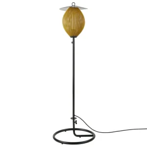 GUBI Außenbeleuchtung | Außenleuchten^Satellite Outdoor Stehleuchte, Schwarz - Senfgold