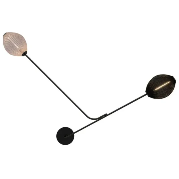 GUBI Wandleuchten | Deckenleuchten-Satellite Wandleuchte, Schwarz und Weiß