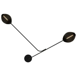 GUBI Wandleuchten | Deckenleuchten-Satellite Wandleuchte, Soft Black halbmatt