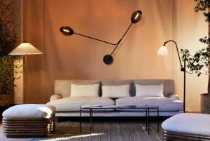 GUBI Wandleuchten | Deckenleuchten-Satellite Wandleuchte, Soft Black halbmatt