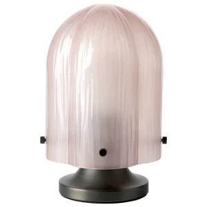 GUBI Tischlampen-Seine Tischleuchte, Antikmessing - Korallenrosa