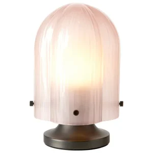 GUBI Tischlampen-Seine Tischleuchte, Antikmessing - Korallenrosa
