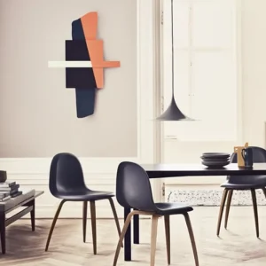 Bomma Deckenleuchten-GUBI Semi Pendelleuchte, 47 cm, mattweiß