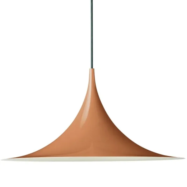 Northern Deckenleuchten-GUBI Semi Pendelleuchte, 47 cm, Roasted Pumpkin, Glanzfinish