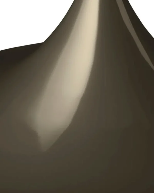 Tunto Deckenleuchten-GUBI Semi Pendelleuchte, 60 cm, Dark Cocoa, Glanzfinish
