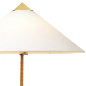 GUBI Stehleuchten-Stehleuchte Tynell 9602, Messing - Canvas