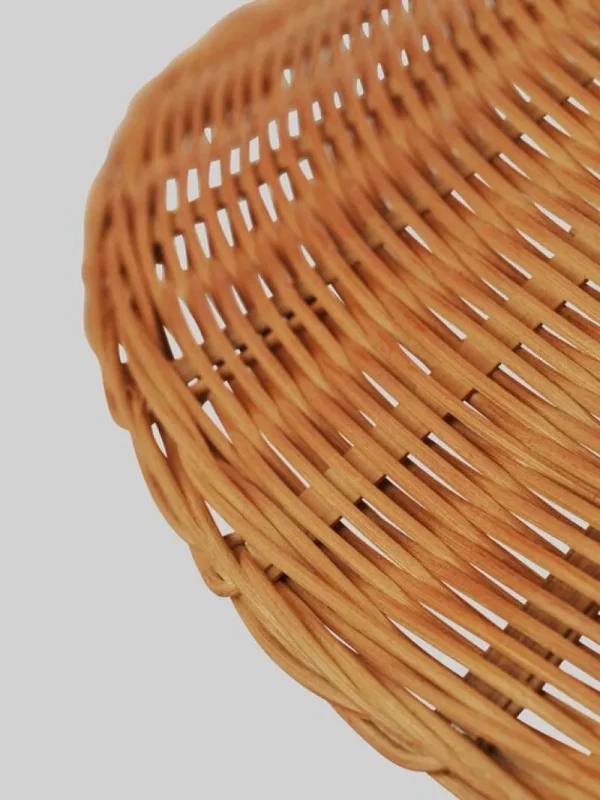 GUBI Stehleuchten-Stehleuchte Tynell 9602, Messing - Rattan
