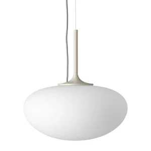 Audo Copenhagen Deckenleuchten-GUBI Stemlite Pendelleuchte, 38 cm, Kieselgrau