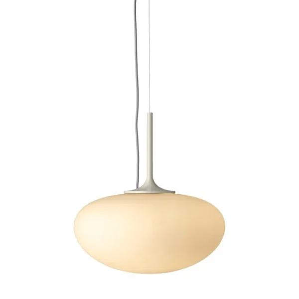 Audo Copenhagen Deckenleuchten-GUBI Stemlite Pendelleuchte, 38 cm, Kieselgrau