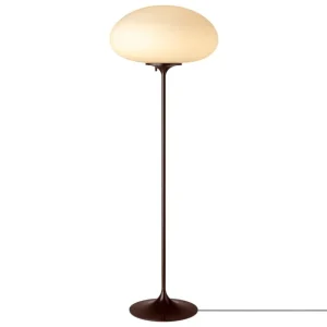 GUBI Stehleuchten-Stemlite Stehleuchte, 110 cm, dimmbar, Schwarz/Rot