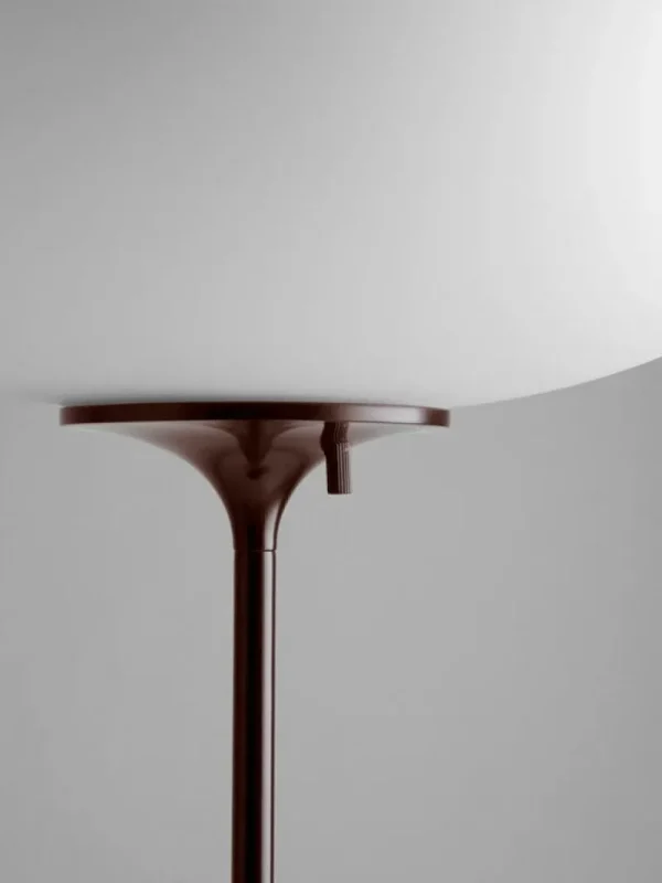 GUBI Stehleuchten-Stemlite Stehleuchte, 110 cm, dimmbar, Schwarz/Rot