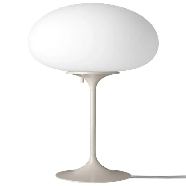 New Works Tischlampen-GUBI Stemlite Tischleuchte, 42 cm, dimmbar, Kieselgrau