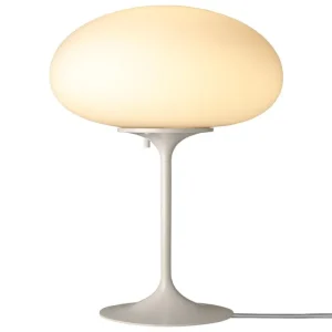 New Works Tischlampen-GUBI Stemlite Tischleuchte, 42 cm, dimmbar, Kieselgrau