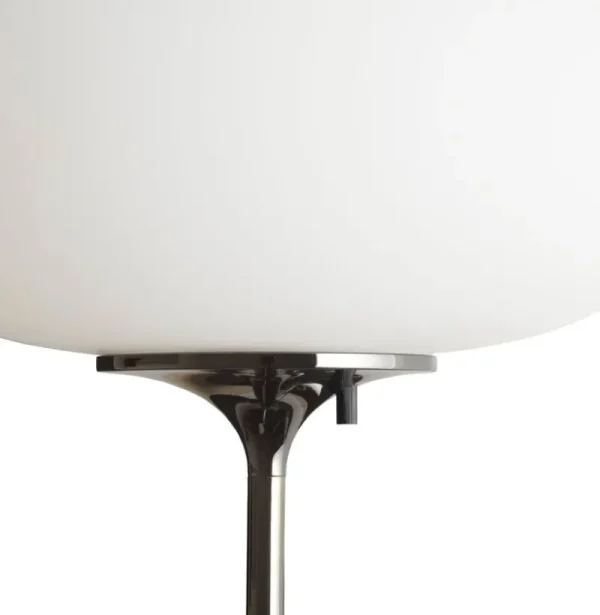 Normann Copenhagen Wandleuchten-GUBI Stemlite Wandleuchte, schwarzes Chrom - Weiß
