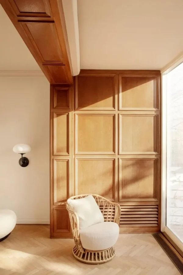 Normann Copenhagen Wandleuchten-GUBI Stemlite Wandleuchte, schwarzes Chrom - Weiß