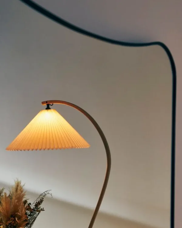 Louis Poulsen Stehleuchten-GUBI Timberline Stehlampe, Eiche - Birke - weißes Canvas