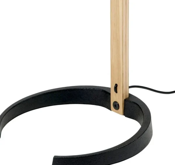 Louis Poulsen Stehleuchten-GUBI Timberline Stehlampe, Eiche - Birke - weißes Canvas