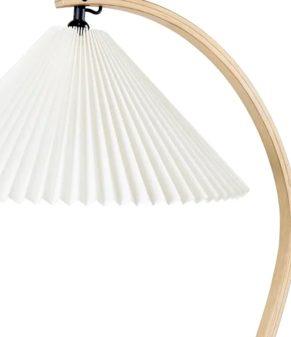 Louis Poulsen Stehleuchten-GUBI Timberline Stehlampe, Eiche - Birke - weißes Canvas