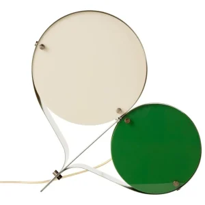 Flos Tischlampen-GUBI Tischleuchte Coppia, Stahl, Elfenbein – Kleeblatt