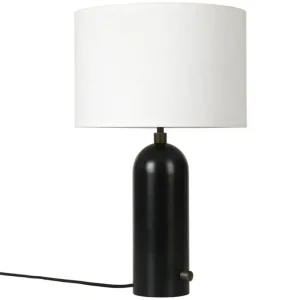 Petite Friture Tischlampen-GUBI Tischleuchte Gravity, klein, schwarzer Stahl