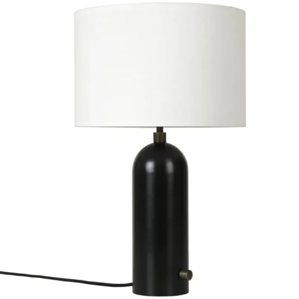 Petite Friture Tischlampen-GUBI Tischleuchte Gravity, klein, schwarzer Stahl