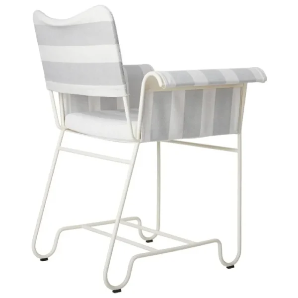 GUBI Terrassenmöbel | Sitzgelegenheiten^Tropique Stuhl, klassisches Weiß - Leslie Stripe 20