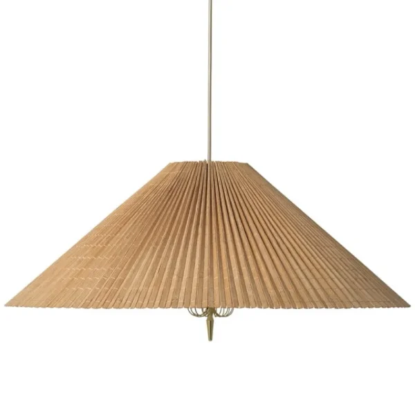 GUBI Deckenleuchten-Tynell 1972 Pendelleuchte, 60 cm, Messing - Bambus