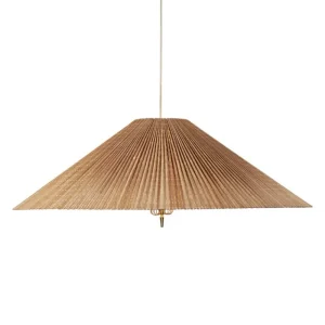 GUBI Deckenleuchten-Tynell 1972 Pendelleuchte, 90 cm, Messing - Bambus