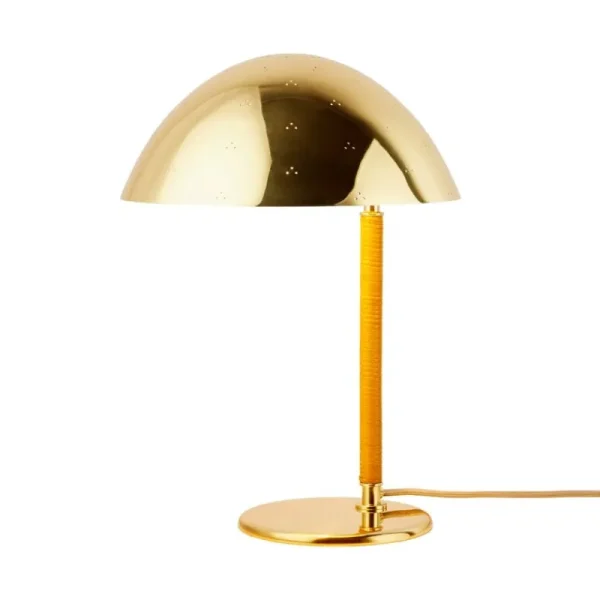 Secto Design Tischlampen-GUBI Tynell 9209 Tischleuchte, Messing - Rattan