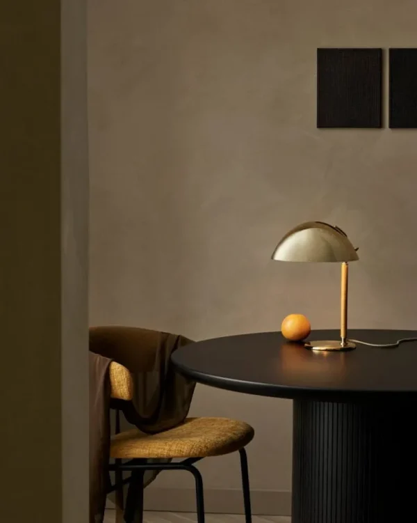 Secto Design Tischlampen-GUBI Tynell 9209 Tischleuchte, Messing - Rattan