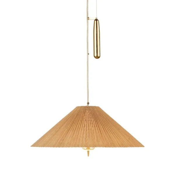 GUBI Deckenleuchten-Tynell A1972 Pendelleuchte, 60 cm, Messing - Bambus