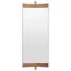 Audo Copenhagen Spiegel-GUBI Vanity Wandspiegel, 1 Paneel, Walnuss - Messing