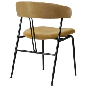 Fredericia Sitzgelegenheiten-GUBI Violin Stuhl, vollumpolstert, Velvet Grey Green 294