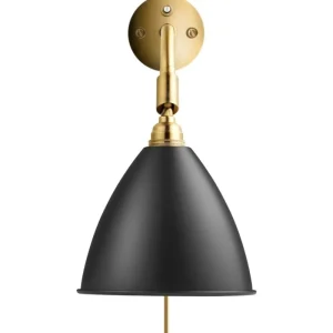Nuura Wandleuchten-GUBI Wandleuchte Bestlite BL7, Messing – semimattes Schwarz