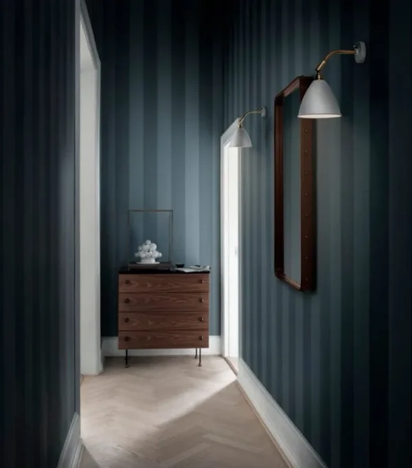 Nuura Wandleuchten-GUBI Wandleuchte Bestlite BL7, Messing – semimattes Schwarz