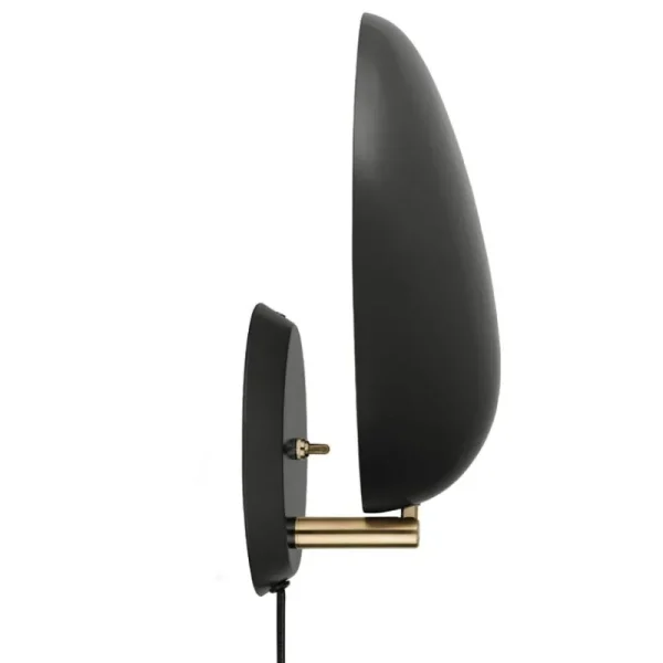 Nemo Lighting Wandleuchten-GUBI Wandleuchte Cobra, schwarz