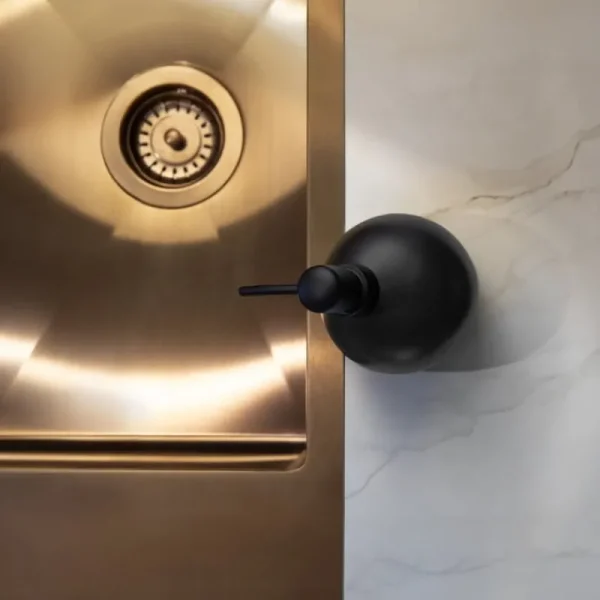 Happy Sinks Badezimmeraccessoires | Küchenutensilien^Seifenspender Kiwi, matt schwarz
