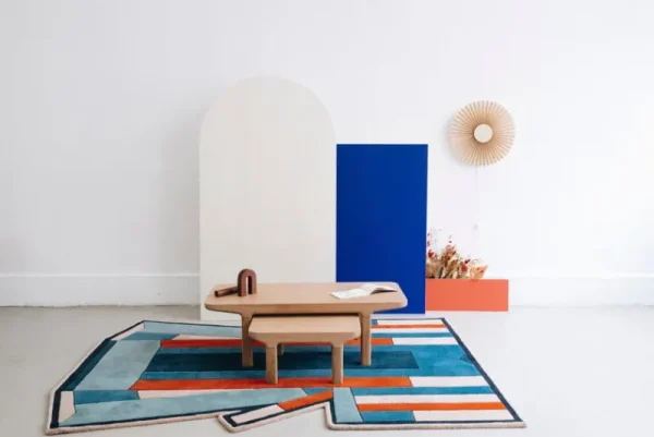 Vitra Tische-Hartô Camille L29 Couchtisch, Eiche natur