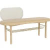 Woodnotes Sitzgelegenheiten-Hartô Eustache Bank, Eiche - kamelbraun - beige