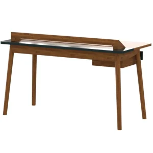Hartu00f4 Schreibtische Und Raumtrenner | Tische^Hartô Honore Schreibtisch, Nussbaum – Schiefergrau