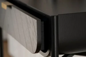 Wooden Tische-Hartô Marius Konsolentisch, Eiche schwarz