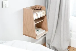 String Furniture Regale-Hartô Wandregal Suzon, Eiche – Messing